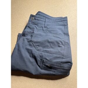 Kuhl Kontra Cargo Shorts Womens 6 Gray Ripstop‎ Hiking Outdoor Roll Up Hem 2911